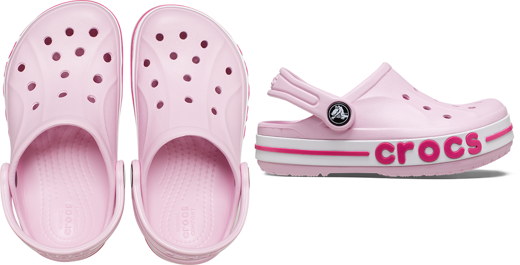 Authentic Crocs Bayaband Clog for Kids - Pink