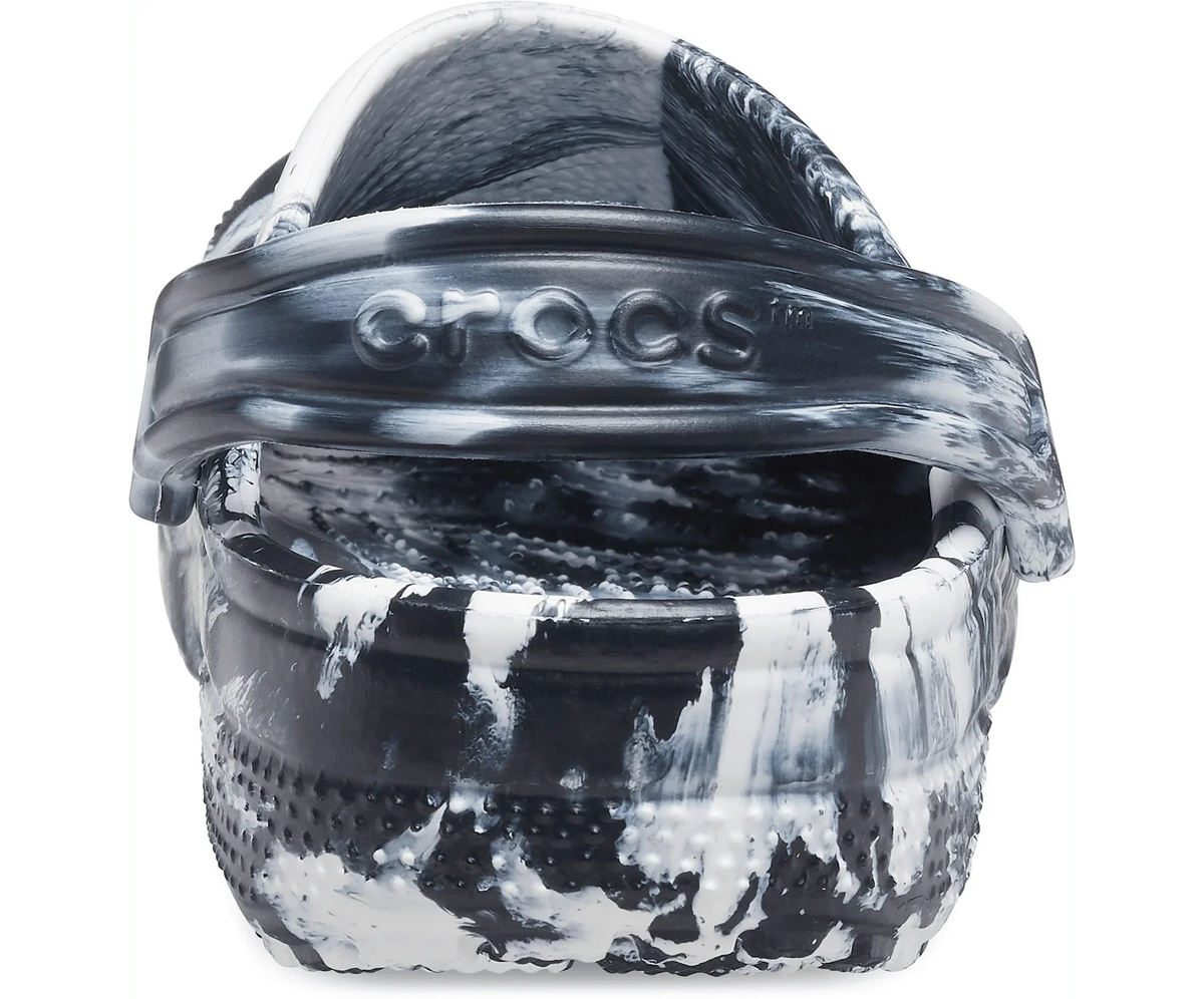 Authentic Crocs Classic Marbled Clog - Black/ White - mStore.Kh | mTravel Store