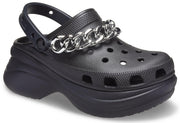 Crocs Classic Bae Clog with Chain for Women - Black - mStore.Kh | mTravel Store