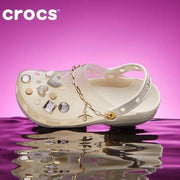 Crocs x Yang Mi Collaboration Embellished Clog - White - mTravel Store