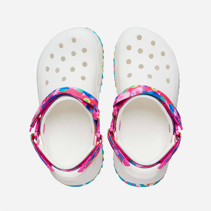 Crocs Classic Hiker Clog - White/ Multi